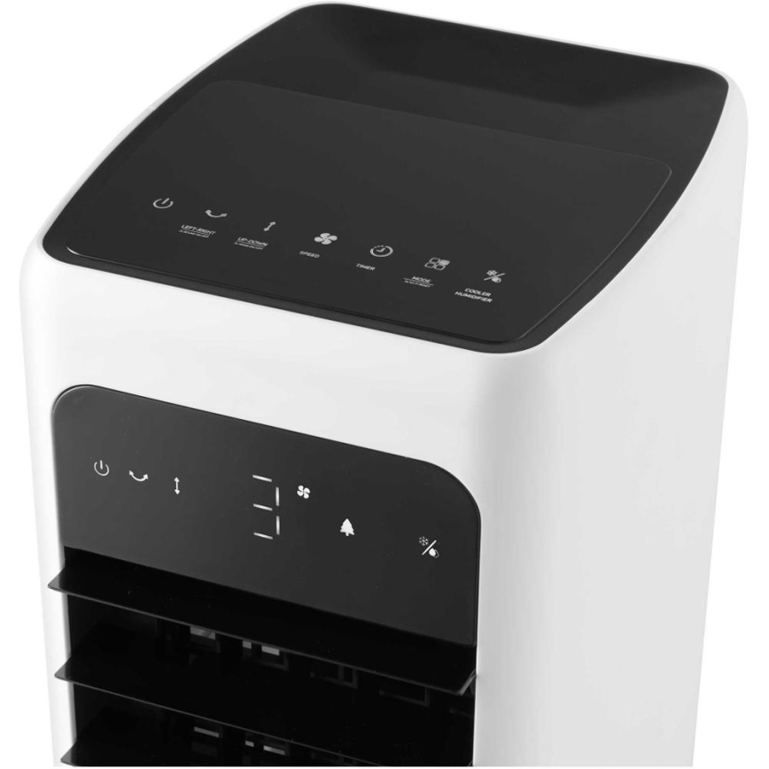 Sencor - Inteligentný mobilný ochladzovač vzduchu 60W/230V Wi-Fi biela + diaľkové ovládanie