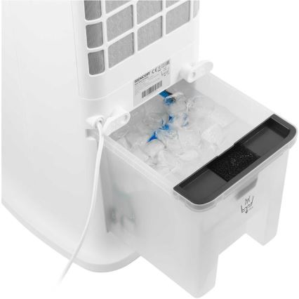 Sencor - Inteligentný mobilný ochladzovač vzduchu 60W/230V Wi-Fi biela + diaľkové ovládanie