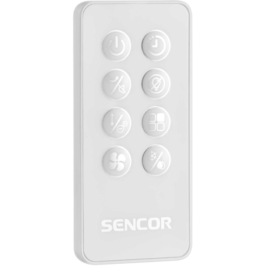 Sencor - Inteligentný mobilný ochladzovač vzduchu 60W/230V Wi-Fi biela + diaľkové ovládanie