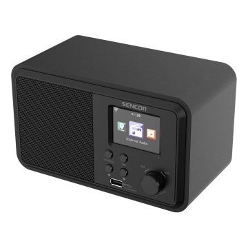 Sencor - Internetové rádio 4W/5V Wi-Fi + diaľkové ovládanie