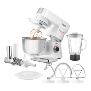 Sencor - Kuchynský robot s nerezovou misou 1000W/230V biela