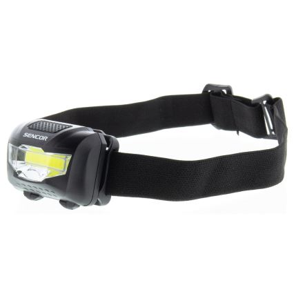 Sencor - LED Čelovka LED/3W/COB/3xAAA IP44