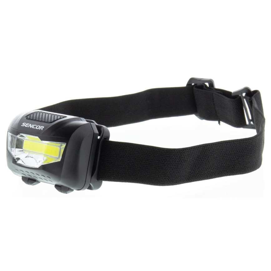 Sencor - LED Čelovka LED/3W/COB/3xAAA IP44