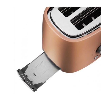 Sencor - Medený hriankovač s dvoma otvormi a roštom na opekanie 1000 W/230 V