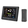 Sencor - Meteostanica s farebným LCD displejom 3xAA + 2xAA čierna