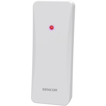 Sencor - Meteostanica s farebným LCD displejom 3xAAA + 2xAA biela