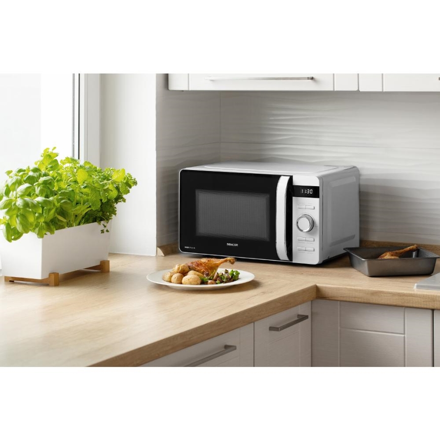 Sencor - Mikrovlnná rúra 800W/230V 17 l biela