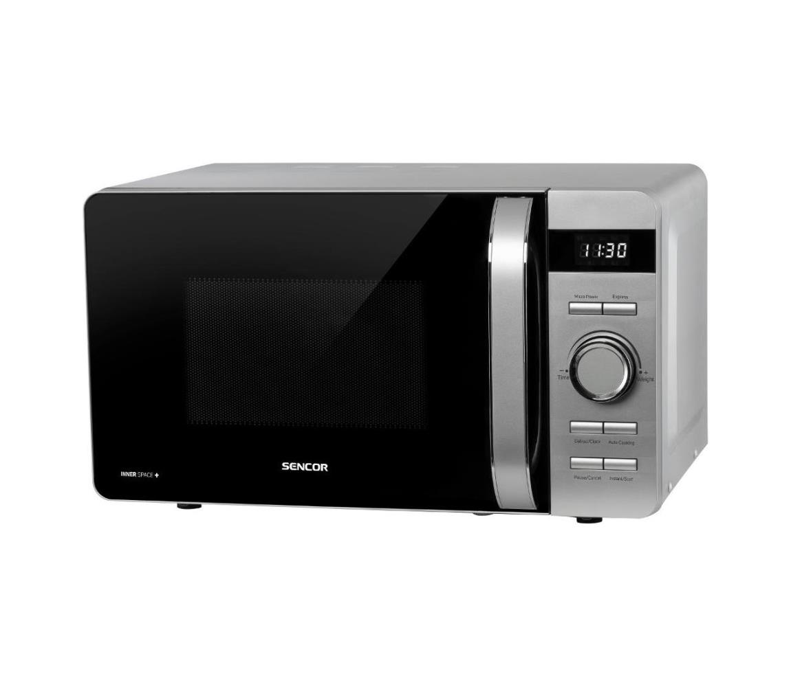 Sencor - Mikrovlnná rúra 800W/230V 17 l strieborná 40040568