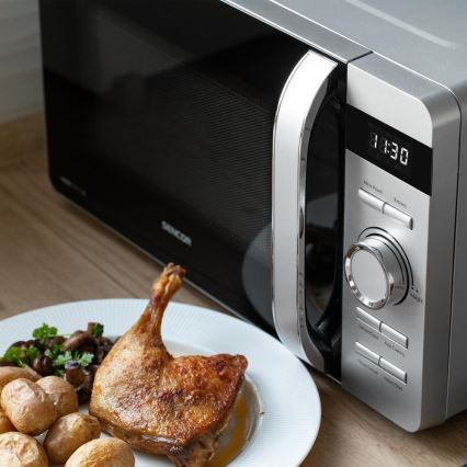 Sencor - Mikrovlnná rúra 800W/230V 17 l strieborná