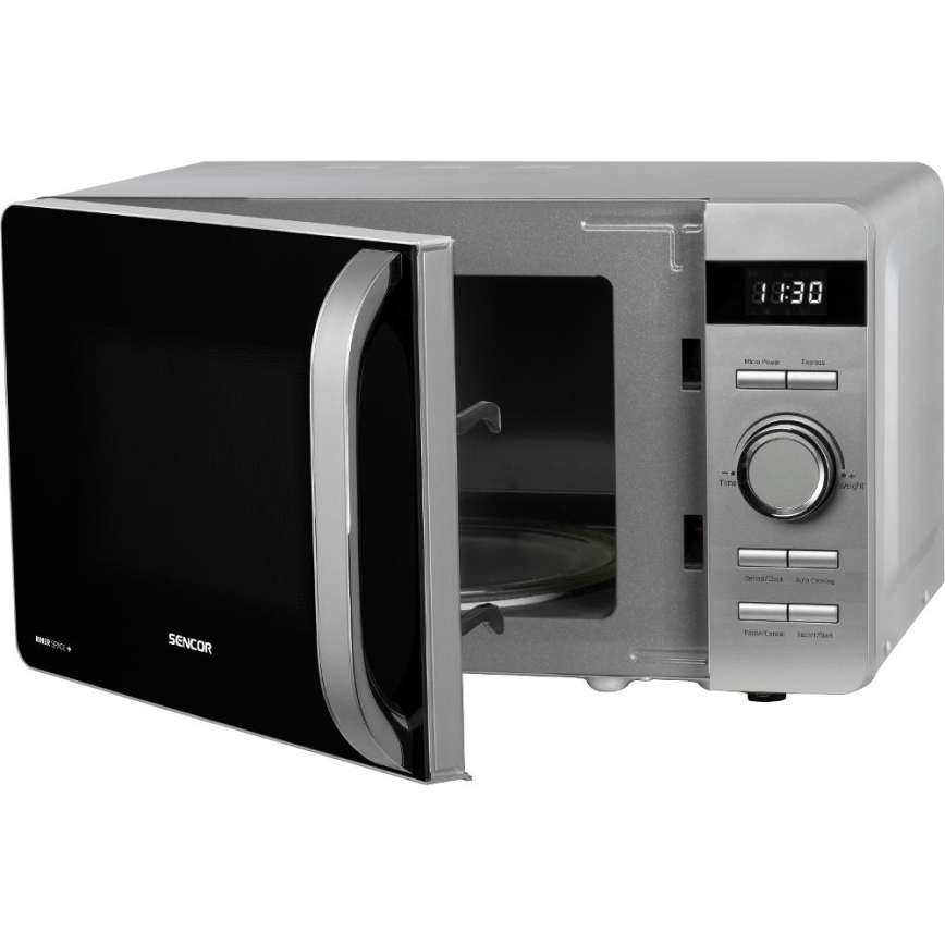 Sencor - Mikrovlnná rúra 800W/230V 17 l strieborná