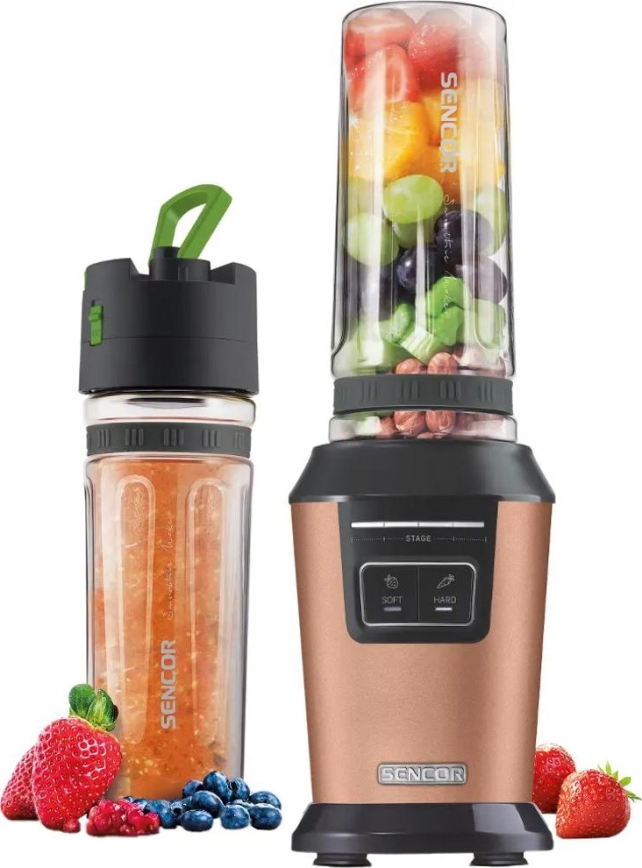 Sencor - mixér na smoothie s príslušenstvom 800W/230V medený