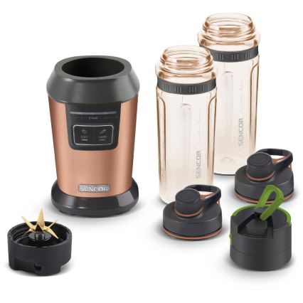 Sencor - mixér na smoothie s príslušenstvom 800W/230V medený