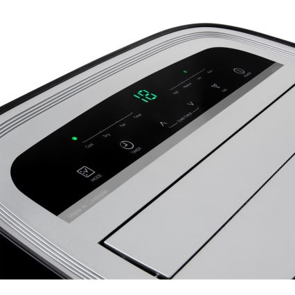 Sencor - Mobilná klimatizácia s LED displejom 3v1 1000W/230V 9000 BTU čierna + diaľkové ovládanie