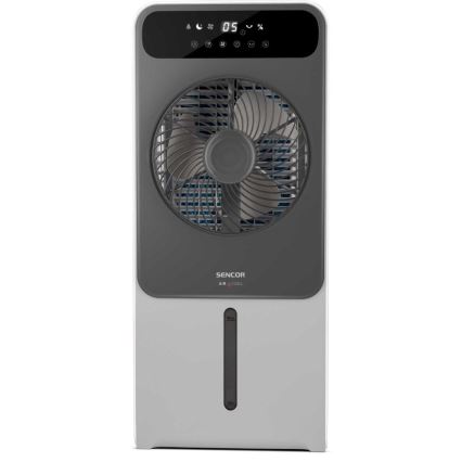 Sencor - Prenosný ochladzovač vzduchu 28W/230V sivý + diaľkové ovládanie