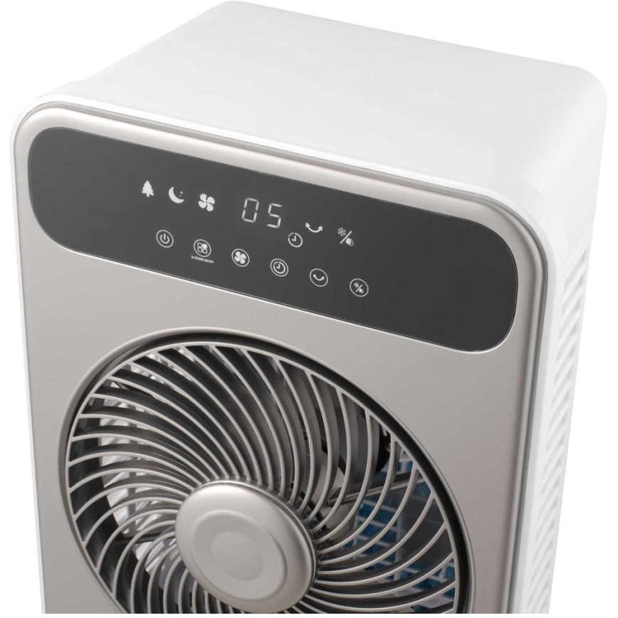 Sencor - Prenosný ochladzovač vzduchu 28W/230V sivý + diaľkové ovládanie