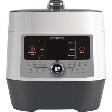 Sencor - Multifunkčný elektrický tlakový hrniec 5,5 l 1000W/230V biela/čierna