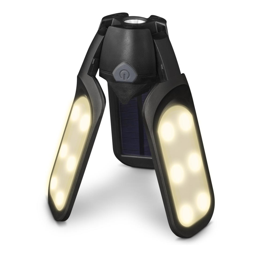 Sencor - nabíjateľná kempingová LED svietilka so solárnym panelom LED/3W/1600 mAh IPX4