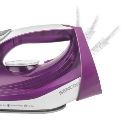 Sencor - Naparovacia žehlička 2400W/230V fialová/biela