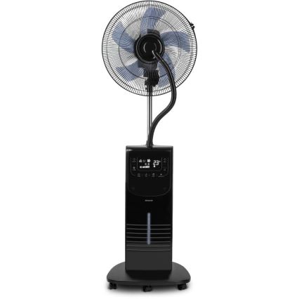 Sencor - Ochladzovač vzduchu s rozprašovačom vody 90W/230V čierna + diaľkové ovládanie