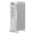 Sencor - Olejový ohrievač s 9 rebrami 800/1200/2000W/230V biely