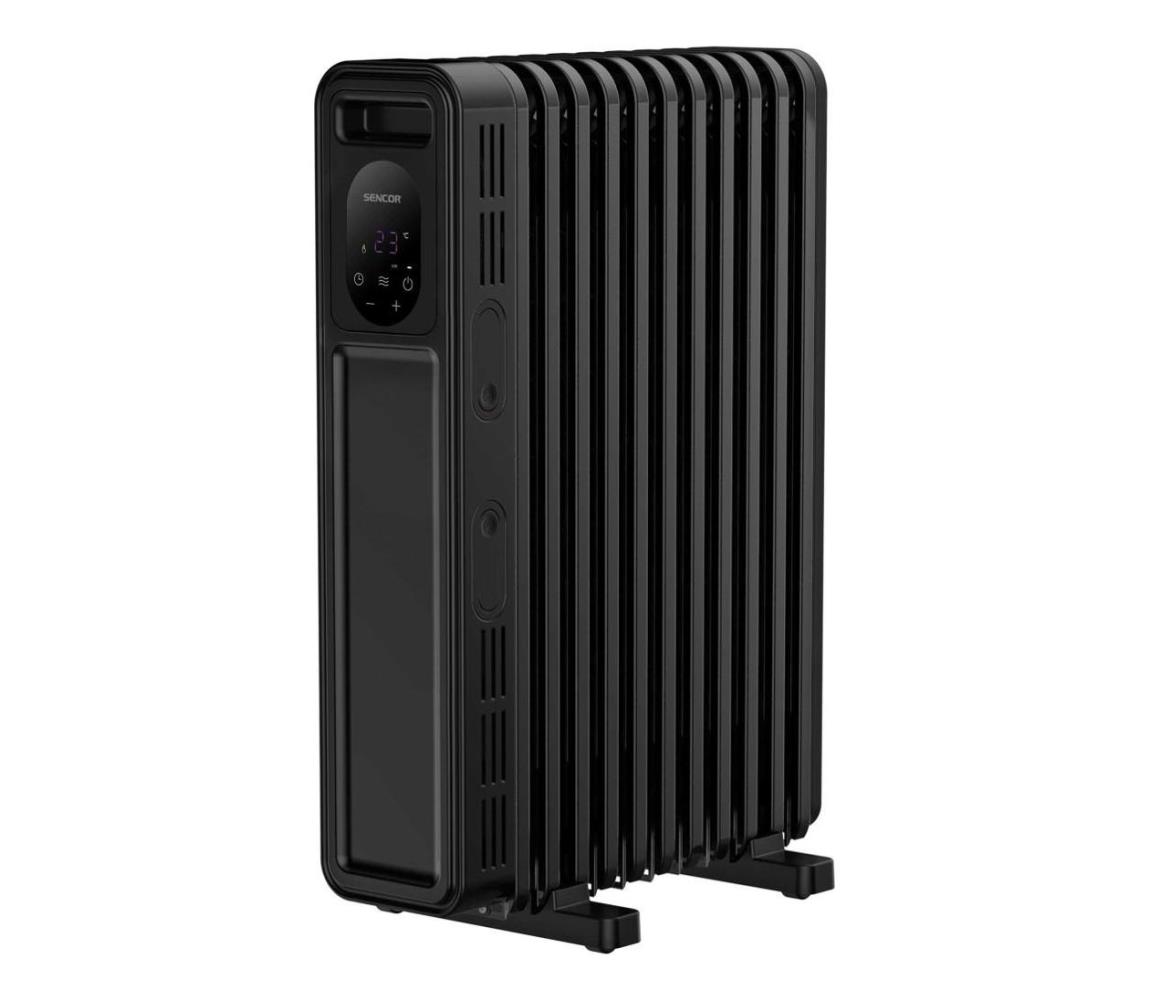 Sencor - Olejový radiátor s 11 článkami 1000/2300W/230V čierny + DO 41024331