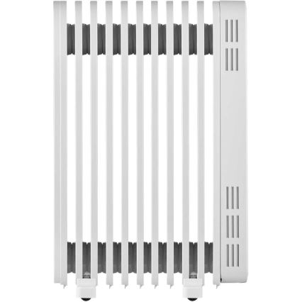Sencor - Olejový ohrievač s 11 žeber 1000/2300W/230V biely + diaľkové ovládanie