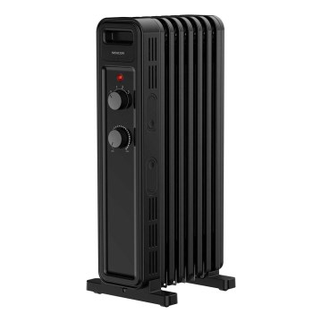 Sencor - Olejový radiátor s 7 rebrami 600/900/1500W/230V čierny