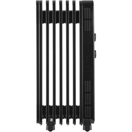 Sencor - Olejový radiátor s 7 rebrami 600/900/1500W/230V čierny