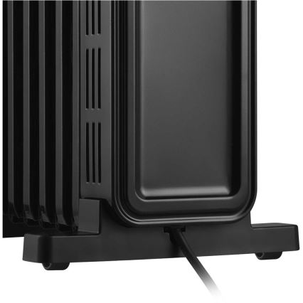 Sencor - Olejový radiátor s 7 rebrami 600/900/1500W/230V čierny