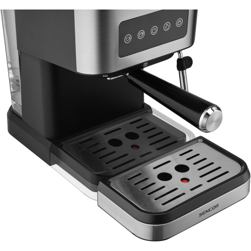 Sencor - pákový espresso kávovar 1050W/230V čierny/matný chróm