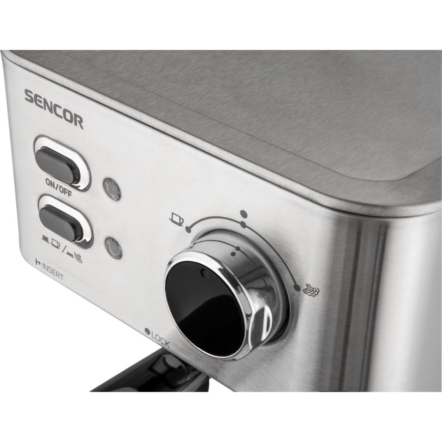 Sencor - Pákový kávovar espresso/cappuccino 1050W/230V