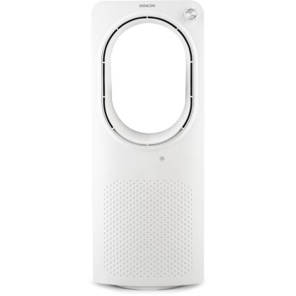 Sencor - Podlahový bezvrtuľový ventilátor 50W/230V biela