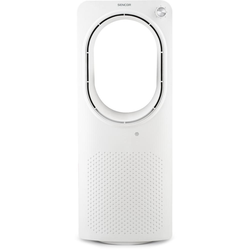 Sencor - Podlahový bezvrtuľový ventilátor 50W/230V biela