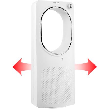 Sencor - Podlahový bezvrtuľový ventilátor 50W/230V biela
