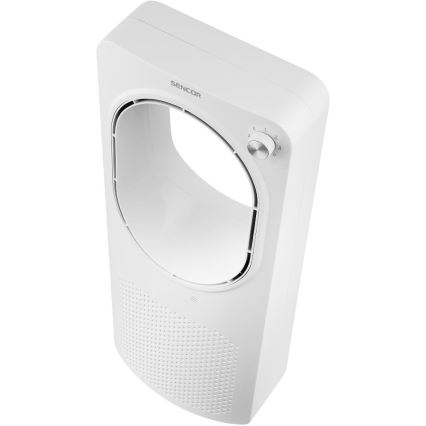 Sencor - Podlahový bezvrtuľový ventilátor 50W/230V biela