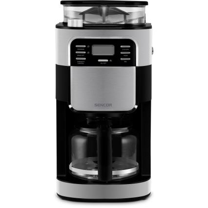Sencor - Prekvapkávajúci kávovar 1,5 l s LCD displejom 900W/230V