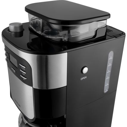 Sencor - Prekvapkávajúci kávovar 1,5 l s LCD displejom 900W/230V