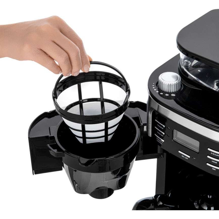 Sencor - Prekvapkávajúci kávovar 1,5 l s LCD displejom 900W/230V