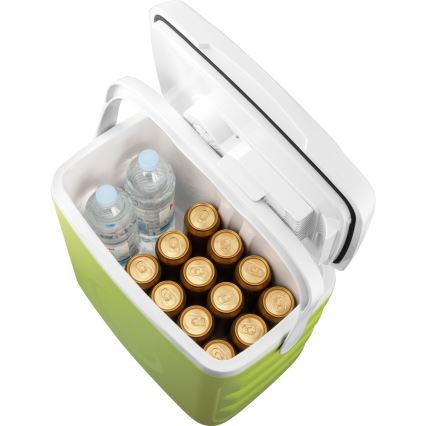 Sencor - Prenosná autochladnička 30 l 55W/5V/12V/230V zelená/biela