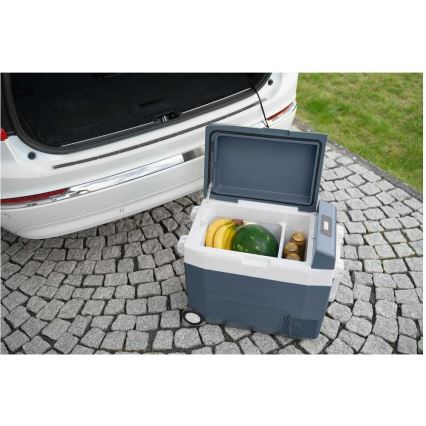 Sencor - Prenosná kompresorová autochladnička 55 l 70W/12V/230V modrá/biela