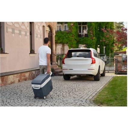 Sencor - Prenosná kompresorová autochladnička 55 l 70W/12V/230V modrá/biela