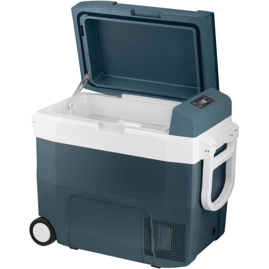 Sencor - Prenosná kompresorová autochladnička 55 l 70W/12V/230V modrá/biela
