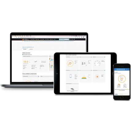 Sencor - Profesionálna meteostanica s farebným LCD displejom 1xCR2032 + 3xAA Wi-Fi