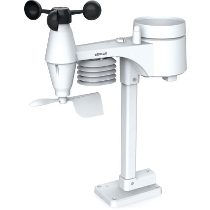 Sencor - Profesionálna meteostanica s farebným LCD displejom 1xCR2032 + 3xAA Wi-Fi