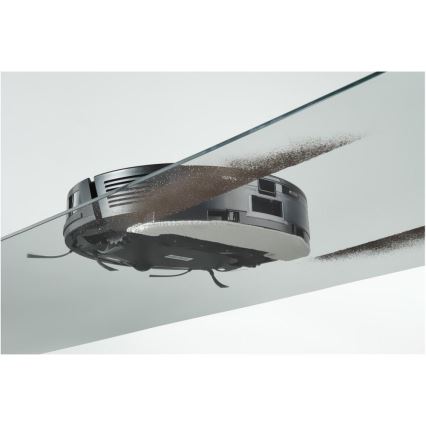 Sencor - Robotický vysávač s mopom 2v1 16W/2600 mAh Wi-Fi čierna + diaľkové ovládanie