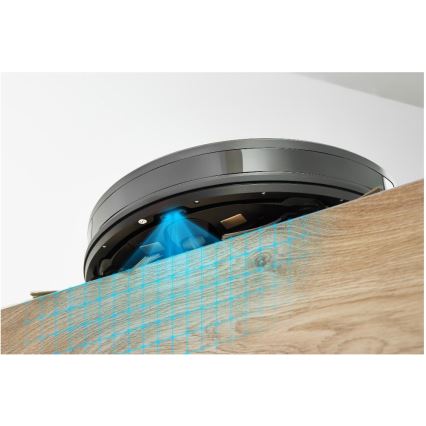 Sencor - Robotický vysávač s mopom 2v1 16W/2600 mAh Wi-Fi čierna + diaľkové ovládanie