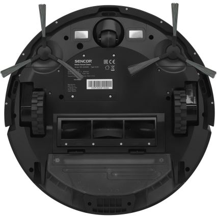 Sencor - Robotický vysávač s mopom 2v1 16W/2600 mAh Wi-Fi čierna + diaľkové ovládanie