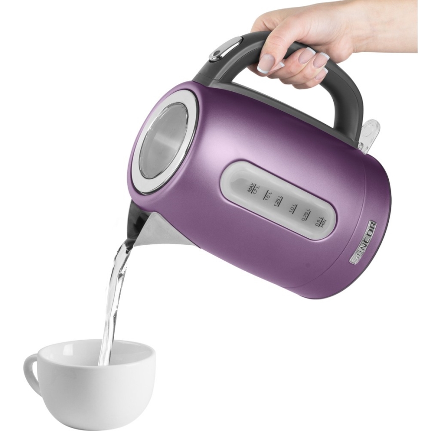 Sencor - Rýchlovarná kanvica 1,7 l 2150W/230V fialová