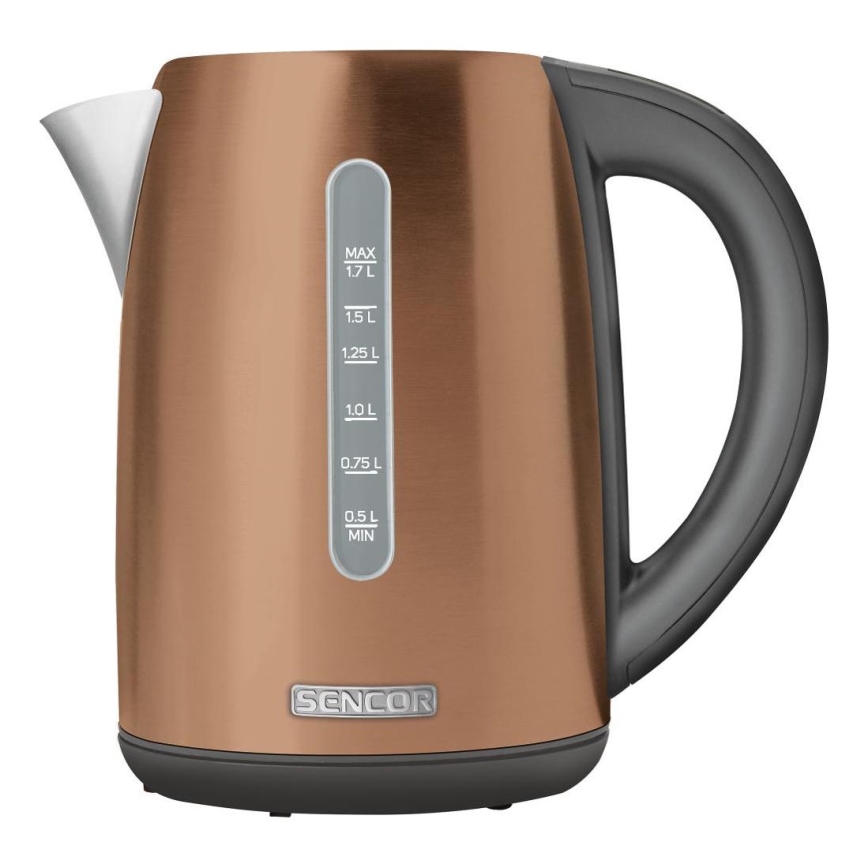 Sencor - Rýchlovarná kanvica s termoreguláciou 1,7 l 2150W/230V medená