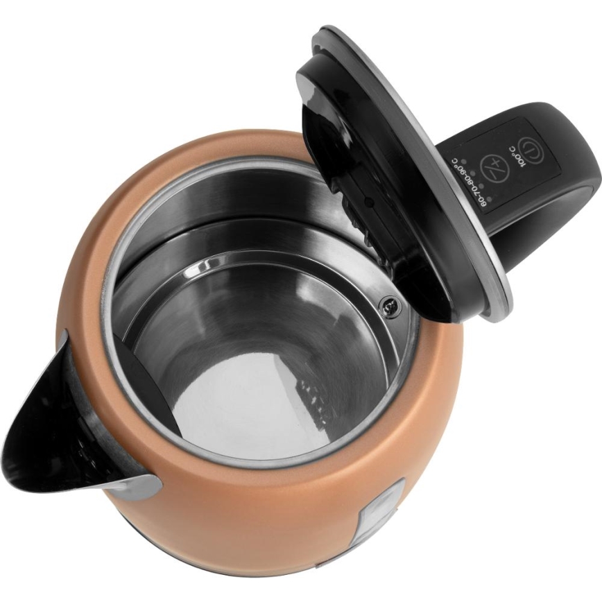 Sencor - Rýchlovarná kanvica s termoreguláciou 1,7 l 2150W/230V medená